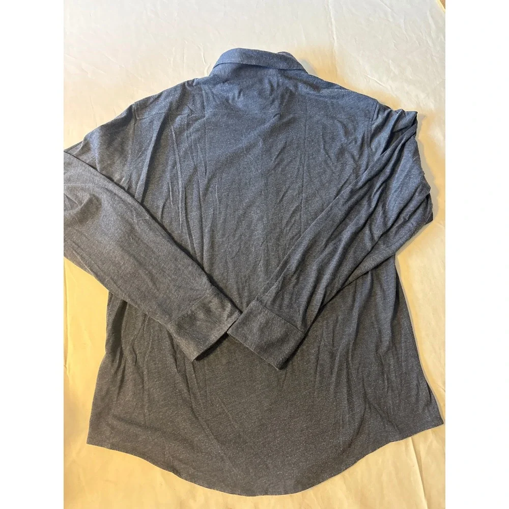 Bonobos‎ Button Down Shirt Mens M Gray Standard Fit Long Sleeve Cotton